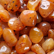 Load image into Gallery viewer, Large tumbled carnelian gemstones