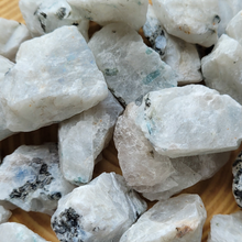 Load image into Gallery viewer, Rough rainbow moonstone crystals