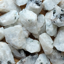 Load image into Gallery viewer, Raw rainbow moonstone gemstones
