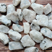 Load image into Gallery viewer, Rough Rainbow Moonstone Crystals