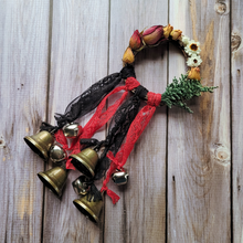 Load image into Gallery viewer, Witch bells door wreath