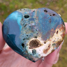 Load image into Gallery viewer, Carved Ocean Jasper Gemstone Heart
