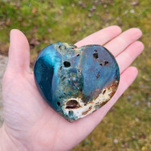 Load image into Gallery viewer, Carved Ocean Jasper Gemstone Heart