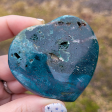 Load image into Gallery viewer, Carved Ocean Jasper Gemstone Heart