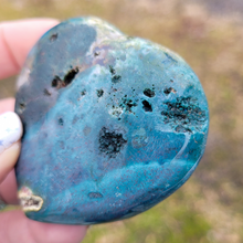 Load image into Gallery viewer, Carved Ocean Jasper Gemstone Heart