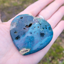 Load image into Gallery viewer, Carved Ocean Jasper Gemstone Heart