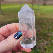 Load image into Gallery viewer, Clear Quartz Crystal Point - 3-3.5 inch