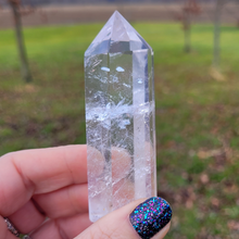 Load image into Gallery viewer, Clear Quartz Crystal Point - 3-3.5 inch