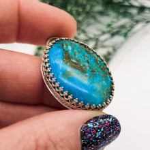 Load image into Gallery viewer, Sterling Silver and Turquoise Pendant