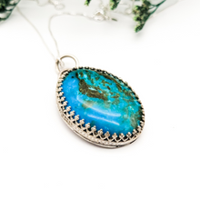 Load image into Gallery viewer, Sterling Silver and Turquoise Pendant