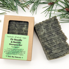 Load image into Gallery viewer, Fir needle vegan shampoo bar