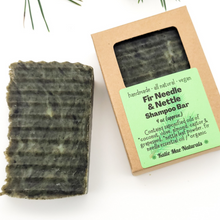 Load image into Gallery viewer, Fir Needle shampoo bar with nettle