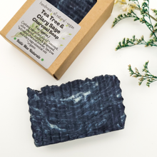 Load image into Gallery viewer, Zero waste charcoal face soap