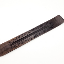 Load image into Gallery viewer, Black Mango Wood Stick Incense Burner