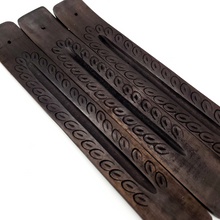Load image into Gallery viewer, Black Mango Wood Stick Incense Burner