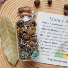 Load image into Gallery viewer, Small bottle of herbs for attracting money