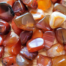 Load image into Gallery viewer, Carnelian Tumbled Gemstones