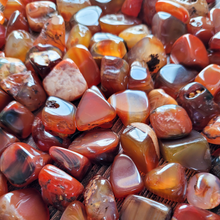 Load image into Gallery viewer, Carnelian tumbled stones