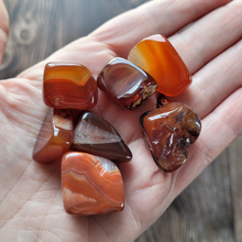 Load image into Gallery viewer, Tumbled carnelian crystals