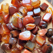 Load image into Gallery viewer, Tumbled carnelian stones