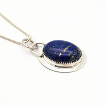 Load image into Gallery viewer, Lapis Lazuli Sterling Silver Pendant