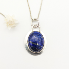 Load image into Gallery viewer, Lapis Lazuli Sterling Silver Pendant