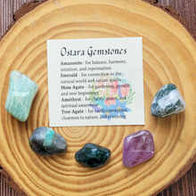 Load image into Gallery viewer, Ostara Crystal Set - Gemstones for Spring Equinox