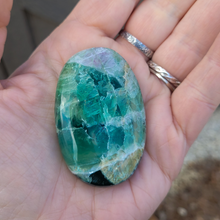 Load image into Gallery viewer, Green Fluorite Palm Stone - 2 inch