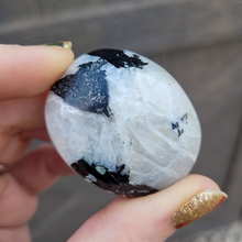 Load image into Gallery viewer, Rainbow Moonstone Palm Stone - 2 inch