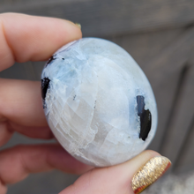 Load image into Gallery viewer, Rainbow Moonstone Palm Stone - 2 inch