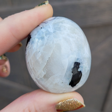 Load image into Gallery viewer, Rainbow Moonstone Palm Stone - 2 inch