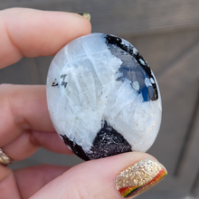 Load image into Gallery viewer, Rainbow Moonstone Palm Stone - 2 inch