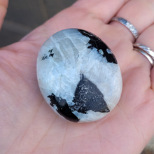 Load image into Gallery viewer, Rainbow Moonstone Palm Stone - 2 inch