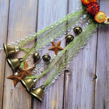 Load image into Gallery viewer, Witches Bells Crescent Moon Wreath
