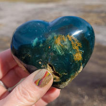 Load image into Gallery viewer, Ocean Jasper Gemstone Heart