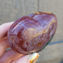 Load image into Gallery viewer, Carved Ocean Jasper Gemstone Heart