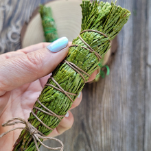 Load image into Gallery viewer, Incense Cedar Herb Bundle - Smoke Cleansing Stick