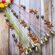 Load image into Gallery viewer, Witches Bells Door Wreath with Willow Pentagram