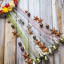 Load image into Gallery viewer, Witches Bells Door Wreath with Willow Pentagram