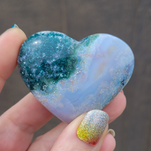 Load image into Gallery viewer, Ocean Jasper Gemstone Heart