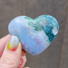 Load image into Gallery viewer, Ocean Jasper Gemstone Heart