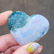 Load image into Gallery viewer, Ocean Jasper Gemstone Heart