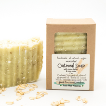 Load image into Gallery viewer, Vegan Oatmeal Soap with Zinc - Unscented