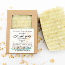 Load image into Gallery viewer, Vegan Unscented Oatmeal Soap