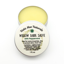 Load image into Gallery viewer, White Willow Bark Salve with Peppermint - Natural Herbal Salve