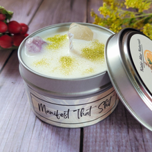 Load image into Gallery viewer, Manifest That Shit Soy Wax Candle (Sage and Citrus) - 6 oz