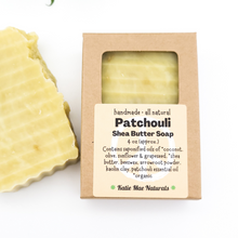 Load image into Gallery viewer, Patchouli scented shaving soap for men