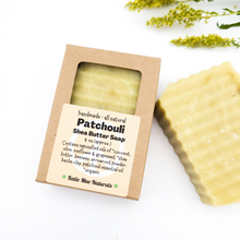 Load image into Gallery viewer, Patchouli scented zero waste shave soap
