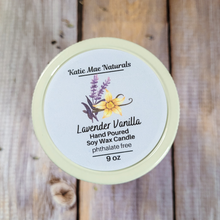 Load image into Gallery viewer, Calm the F*ck Down Soy Wax Candle (Lavender Vanilla) - 9 oz