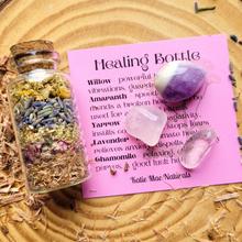 Load image into Gallery viewer, Healing Spell Bottle and Crystal Kit